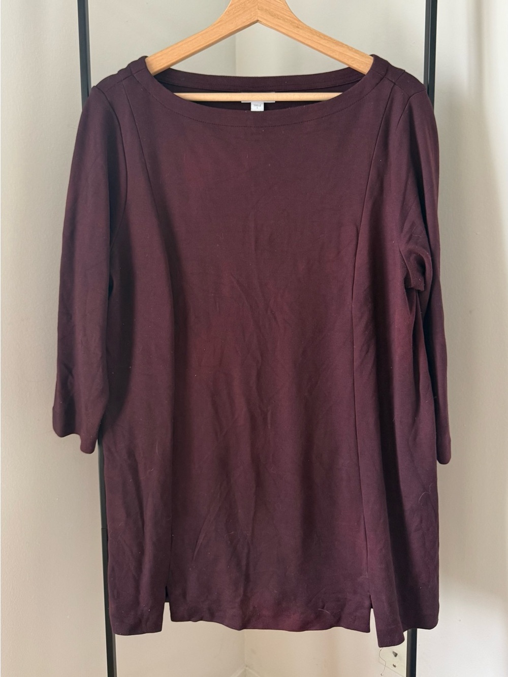 Women's J. Jill Boatneck Tunic Top, size L